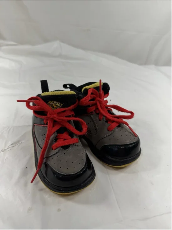 JORDAN SIXTY PLUS TD TODDLER BABY 6C SNEAKER SHOES BLACK Red Casual