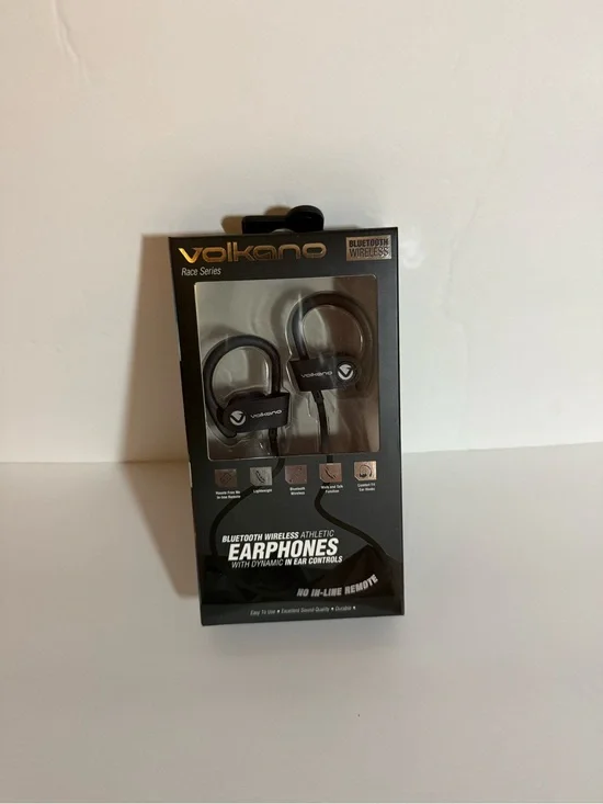 Race Series Bluetooth Wireless Earphones - Black