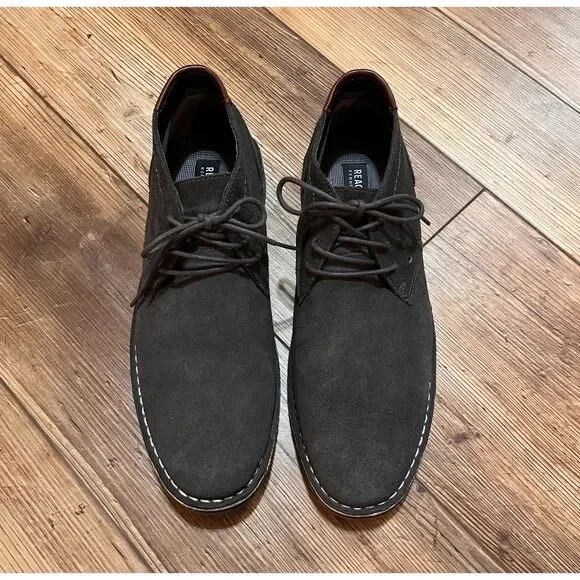 KENNETH COLE Reaction Desert Wind Suede Chukka Boots Men's Size 11.5M Gray