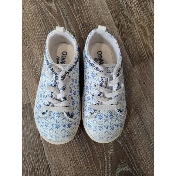 OshKosh Blue Slip on Shoes size toddler 8‎ #4