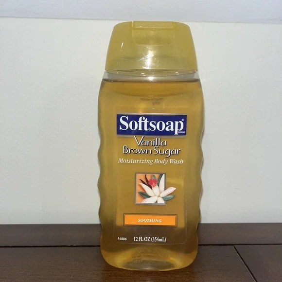 SoftSoap Vanilla Brown sugar Moisturizing Body Wash 12 fl. oz. HTF Discontinued