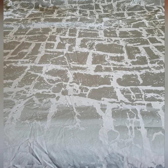 Hotel Collection King Duvet Cover – Stone Brick Pattern