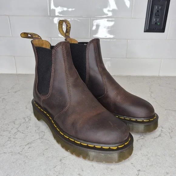 Dr. Martens 27896 Bex Chelsea Boots Dark Brown M 7 / L 8