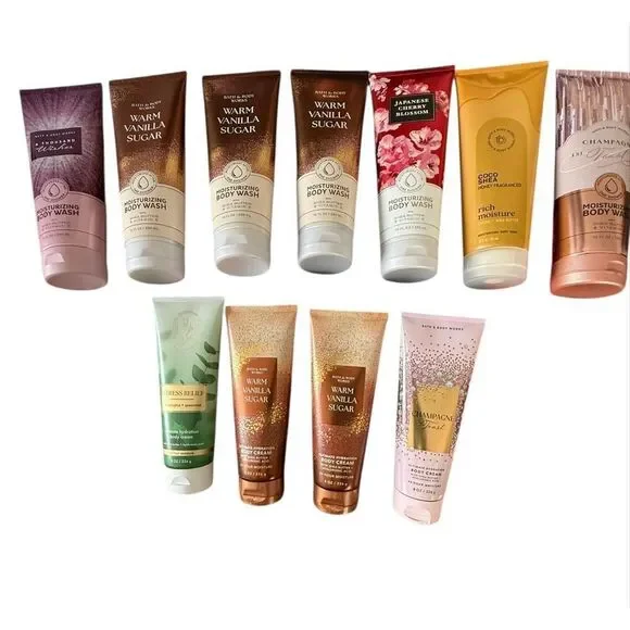 Bath and Body Works Moisturizing Body Wash and Body Cream -6 2 for $32 or 3 for