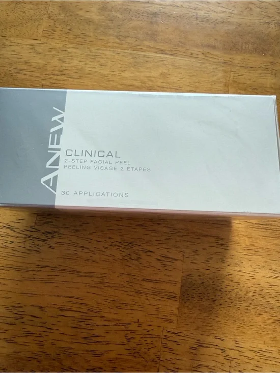 Avon Anew Clinical 2-Step Facial Peel 30 Applications Chemical Peel Sealed 2004