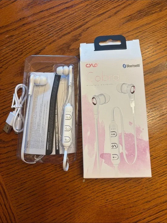 Cobra Bluetooth In-Ear Headset - White
