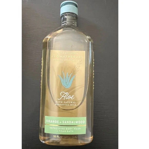Bath And‎ Body Works Aromatherapy Aloe Shower Gel 10fl oz NEW