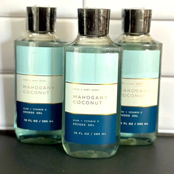 3 Mahogany Coconut Shower Gels