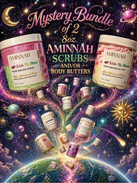 BUY NOW: Aminnah Mystery Duo 8oz Scrubs/Butters Choose Combo NWT