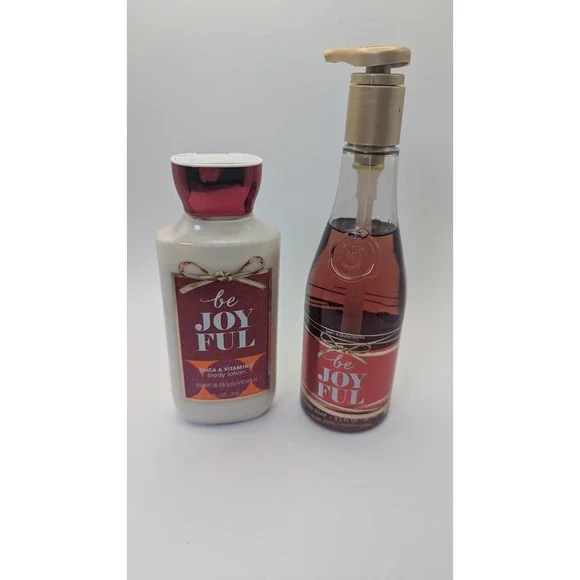 Bath & Body Works Be Joyful Body Lotion and Hand Soap Set Clementine Mango 2pc
