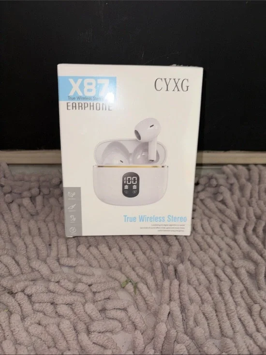 X87 True Wireless Stereo Earbuds in yellow