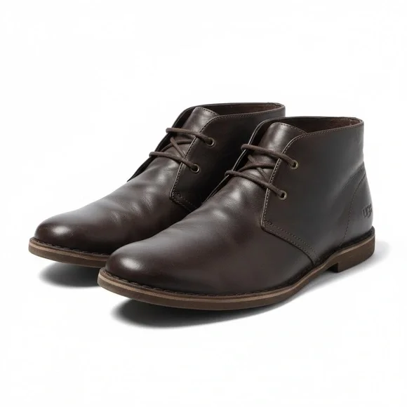 🟤 UGG Leighton Chukka Boots |‎ Men’s Size 12 Distressed Leather