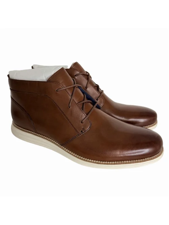 Cole Haan New Original Grand Chukka Boots Men's Size 15 Woodbury Ivory C28213