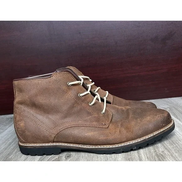 Vince Camuto Chukka Boots Brown Leather Men's Size 11 M