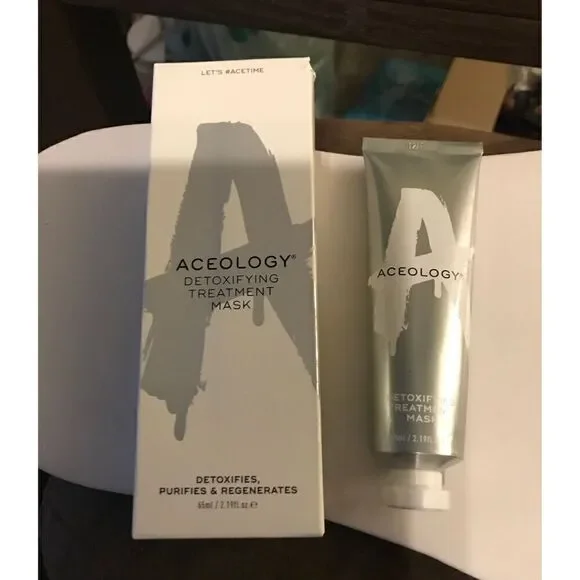 ACEOLOGY FIRMING TREATMENT MASK + Detoxifying Treatment Mask face NEW