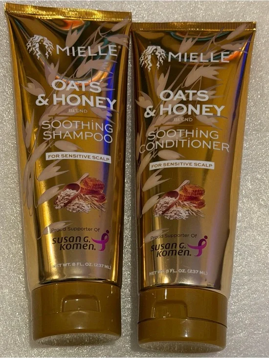 Mielle Oats & Honey Soothing Body Wash - Golden Set of two.
