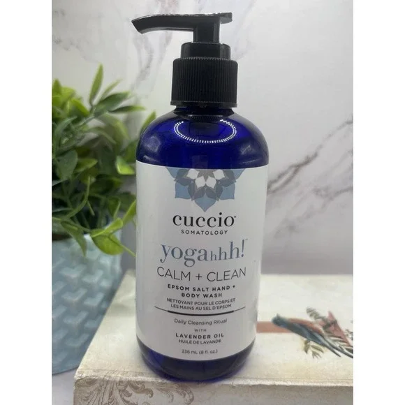 Cuccio Somatology Yogahhh Calm Clean Epsom Salt Hand &‎ Body Wash 8 oz