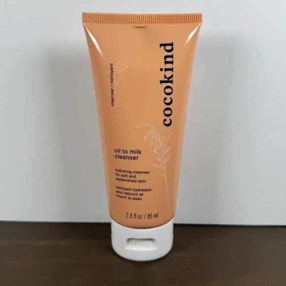Cocokind Oil to Milk Cleanser 2.9oz Hydrating Face Wash Vegan New‎