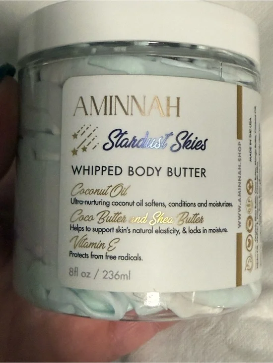 Aminnah “Stardust Skies” Whipped Body Butter! LIMITED EDITION NEW