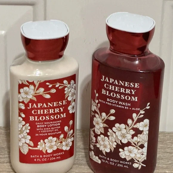 Bath & Body‎ Works Japanese Cherry Blossom Body Wash and Lotion