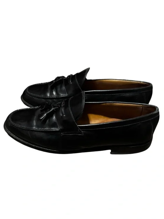 Allen Edmonds Black Leather Tassel Loafers Mens Size 11 Business Casual Slip On