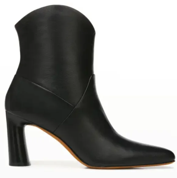 NEW Vince Harlow Leather Heeled Boots