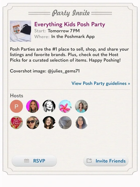 ✨I’m Co-Hosting 2 Posh Parties Today Tag Me in 2 Listings that Meet the Theme