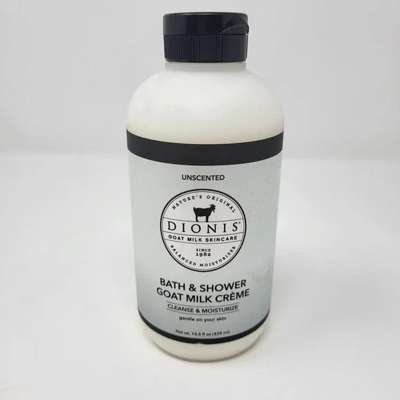 Dionis Goat Milk Skincare Unscented Bath & Shower‎ Goat Milk Crème 14.5 Fl Oz