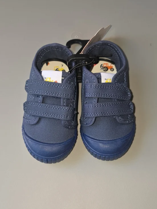 Wonder Nation Toddler Boys Two-Strap Bump Toe Sneakers