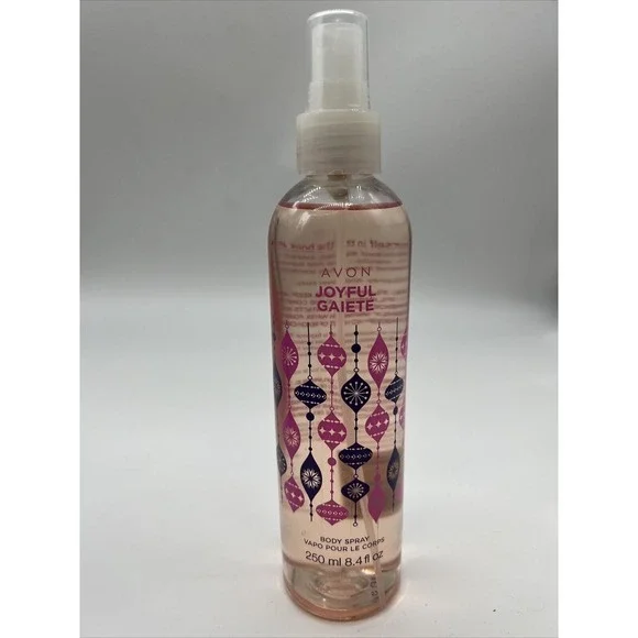 Avon HTF Joyful Gaiete BODY SPRAY APPLES BLACKBERRIES VANILLA 8.4oz 2017
