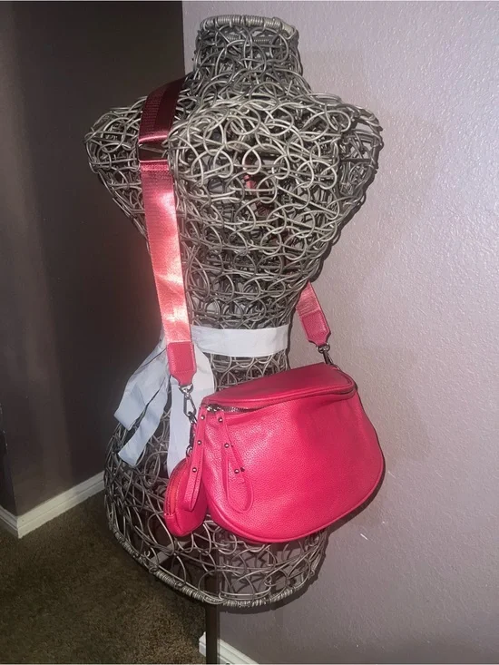 Stylish Pink Crossbody Shoulder Bag - Versatile Everyday Carry