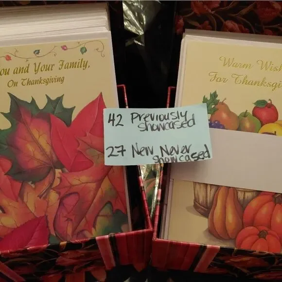 69 THANKSGIVING Cards Popular Greetings Cards & Env