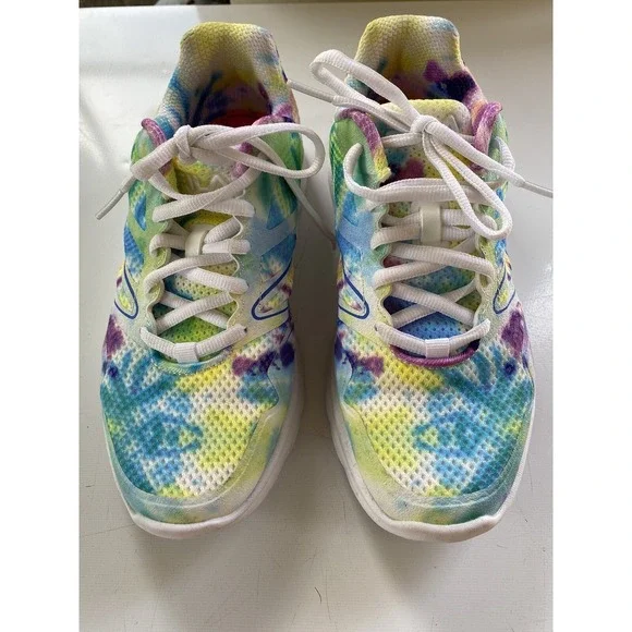 Women 8.5 sneakers shoes memory Foam lightweight Multi Co Tie Dye Light Use FILA