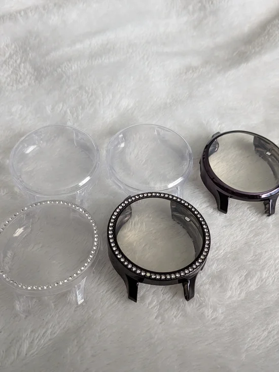 Garmin Venue 3s Watch Bezels Covers - Clear & Black