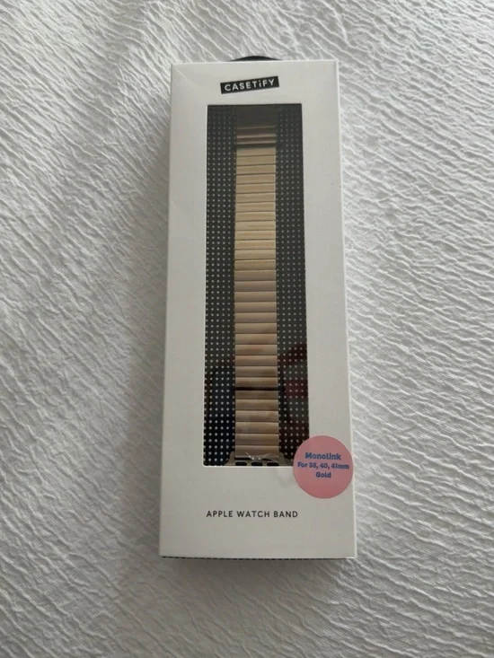 Casetify Gold MonoLink Apple Watch Band