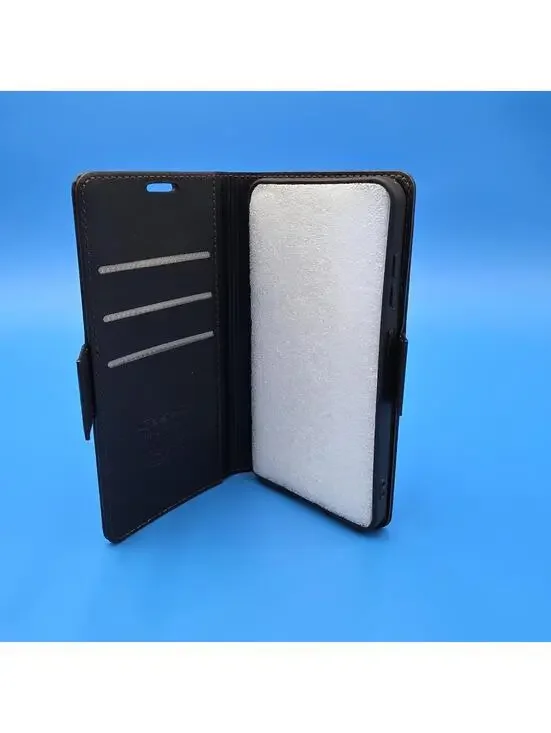Samsung galaxy s24/25 CaseMe Black Leather Wallet Phone Case for Smartphone