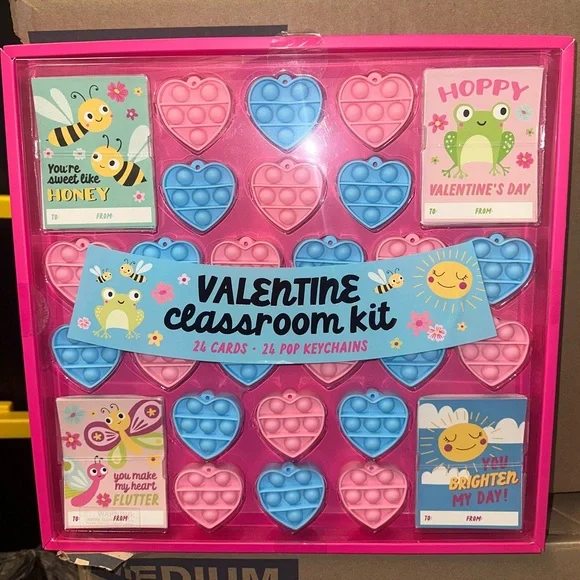 Valentine's Day Pop Keychain Set