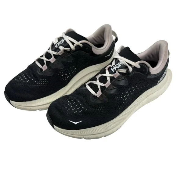 Hoka Kawana 2 Running Shoes Women Size 9.5 B Walking Comfort‎ Neutral Black