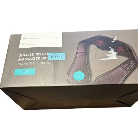 Shiatsu 3D Rotation Massager For Neck and Shoulder / Car / Office / Chair