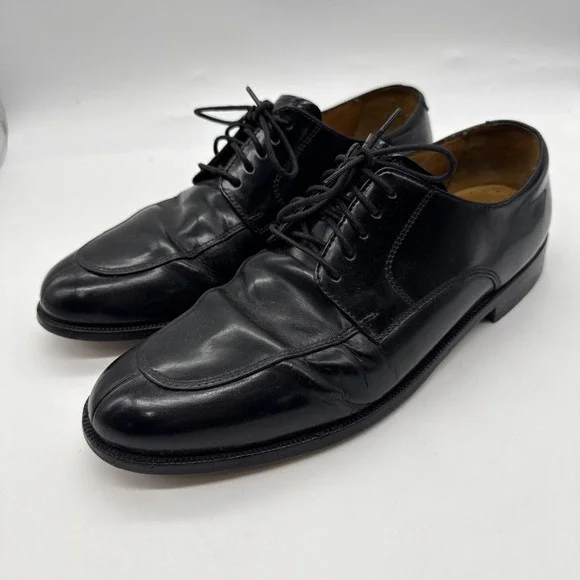 Cole Haan Calhoun Split Toe Black Leather Dress Shoe C07603 Mens Sz 9.5M