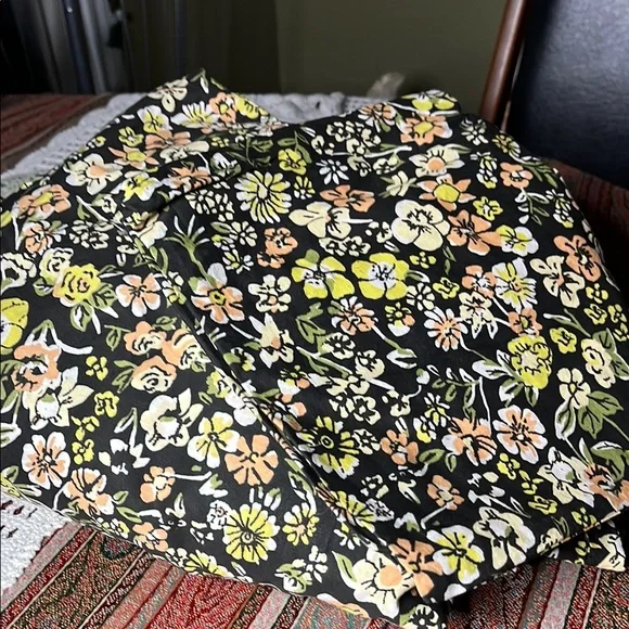 UA HOME Floral Black duvet and one sham Bedding Twin 80 cotton 20