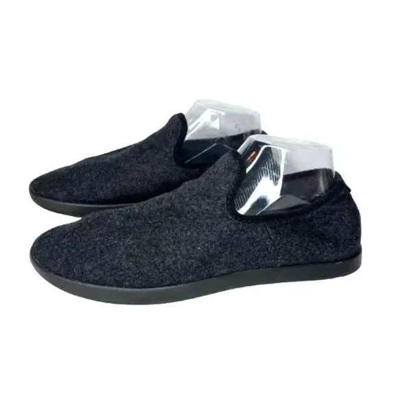 Allbirds Wool Loungers Men’s Dark Gray Merino Slip on Shoes Size 10