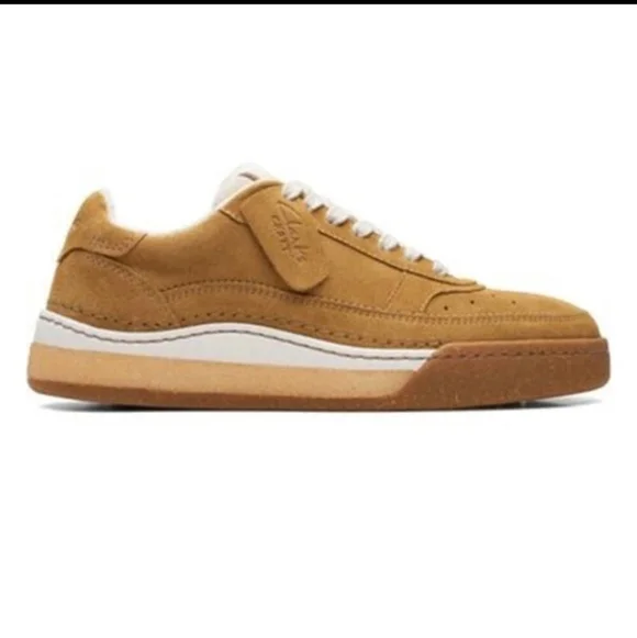 Clark's Craft Court Lace Oakmoss Suede