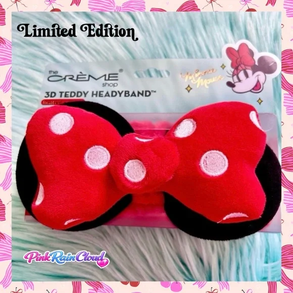 Crème Shop x Disney Limited Edition 3D Minnie Mouse Polka Dot Headband HeadyBand