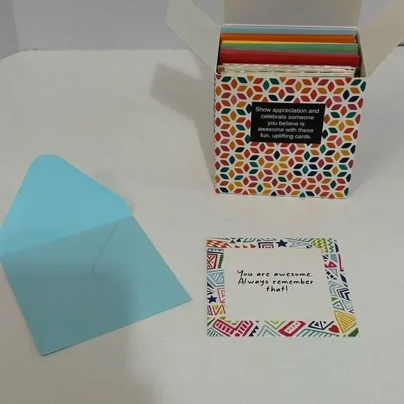Dessie Appreciation Cards with Multi-colored Envelopes