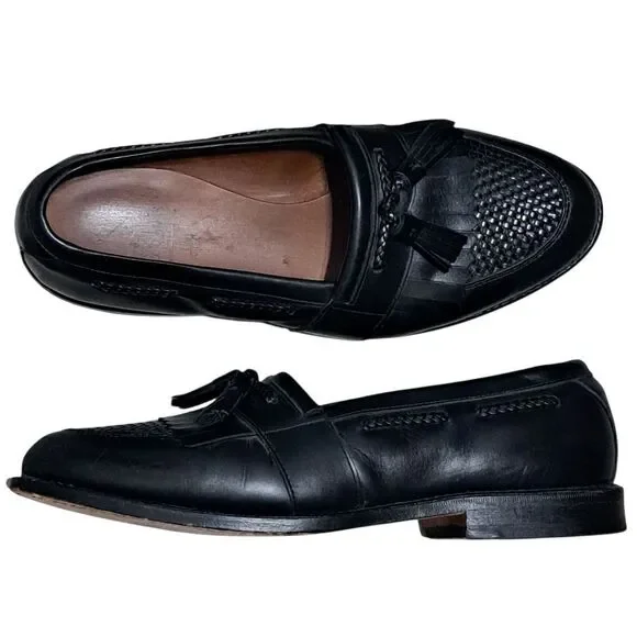 Allen Edmonds Cody Tassel Loafer Cordovan Casual Leather Loafer Size 11 Black