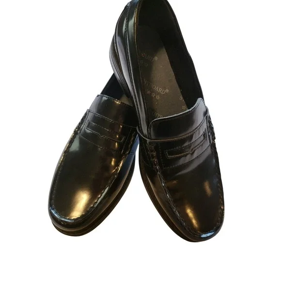 Nunn Bush Loafers Dress Shoes Slip On Comfort Classic Black Mens Size