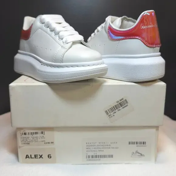 Alexander McQueen Molly Oversized 'White Hologram' | 9C/25eu