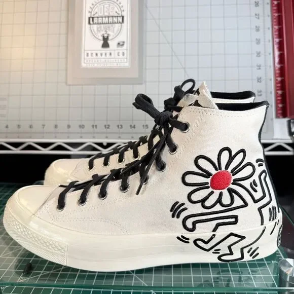 KEITH HARING EGRET® |  CONVERSE™ | ALL STAR 70 HI | M-10 W-12 | NEW |