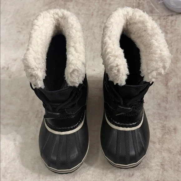 Sorel Black Winter Yoot Pac Kids Boots See Description